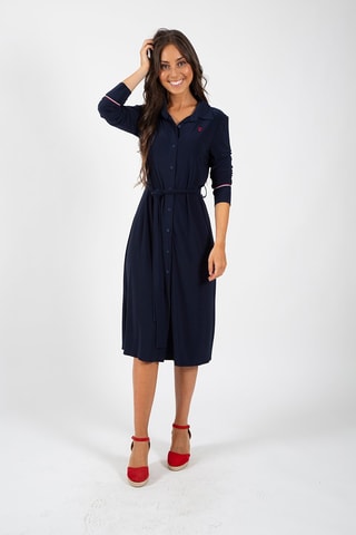 Robe chemise - Bleu
