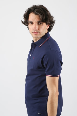 Polo regular - Bleu marine