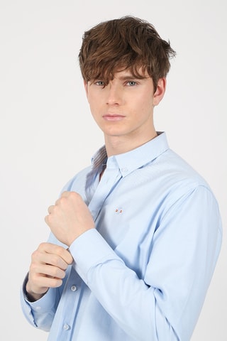 Chemise regular - Bleu