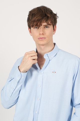 Chemise regular - Bleu