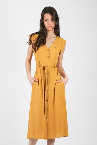 Robe chemise - Jaune