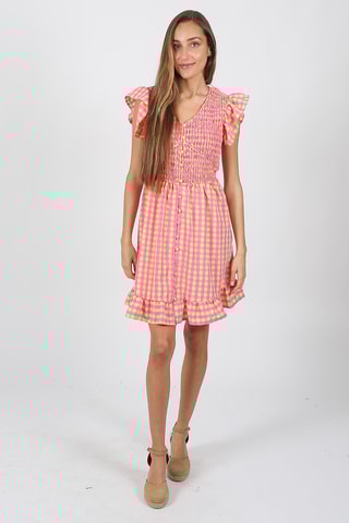 Robe courte regular - Rose