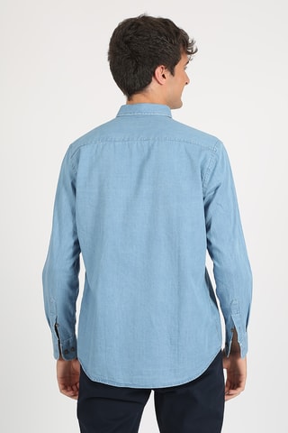 Chemise regular - Bleu