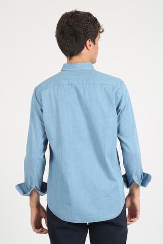 Chemise regular - Bleu