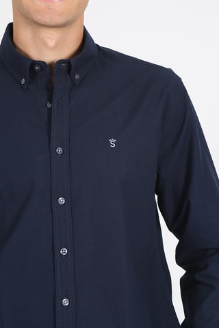 Chemise regular - Bleu marine