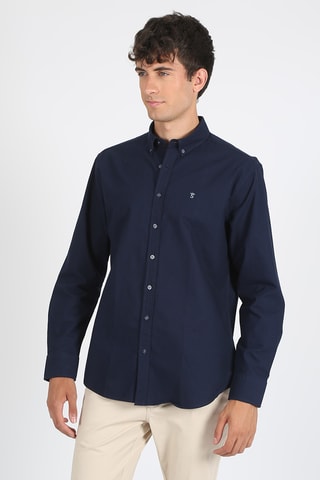 Chemise regular - Bleu marine
