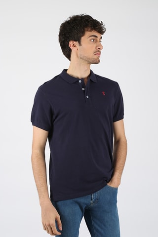 Polo regular - Bleu marine