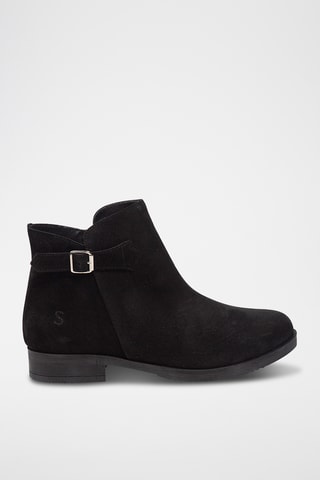 Bottines en cuir - Noir