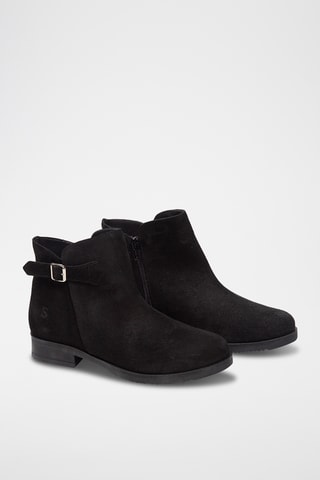 Bottines en cuir - Noir