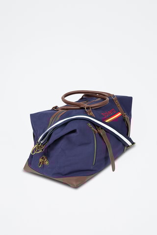 Sac à main en laine - Bleu marine