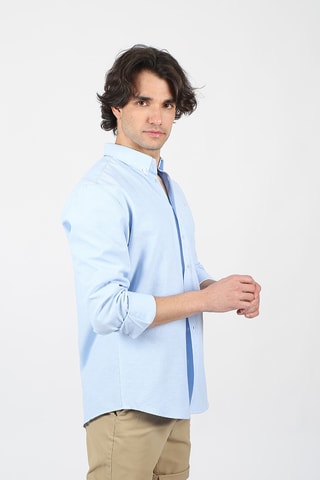Chemise regular - Bleu