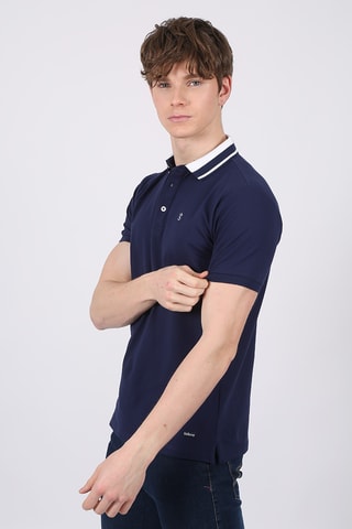 Polo regular - Bleu marine