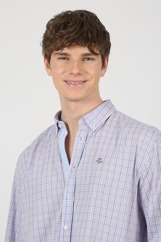 Chemise regular - Bleu