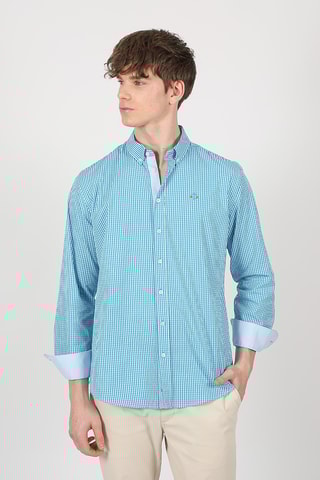 Chemise regular - Bleu