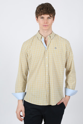 Chemise regular - Jaune