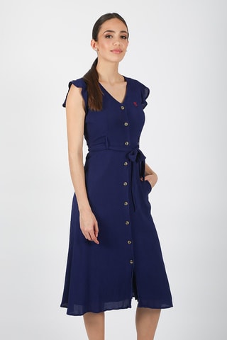 Robe chemise - Bleu