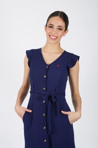 Robe chemise - Bleu