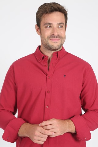 Chemise regular - Rouge
