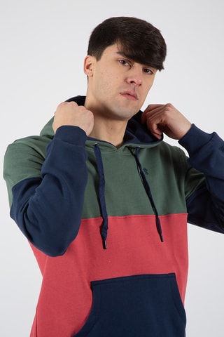 Sweat regular à capuche - Rose