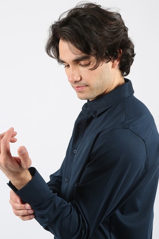 Chemise regular - Bleu marine