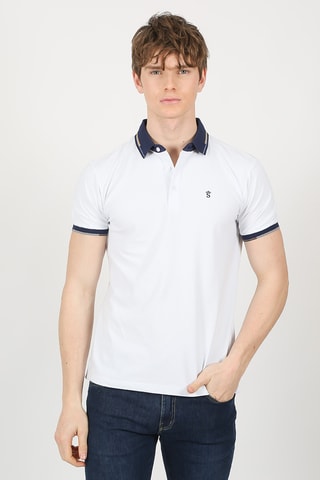Polo regular - Blanc