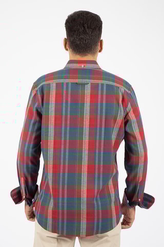 Chemise regular - Rouge