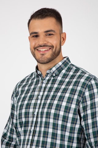 Chemise regular - Vert