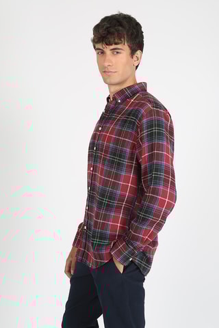 Chemise regular - Rouge