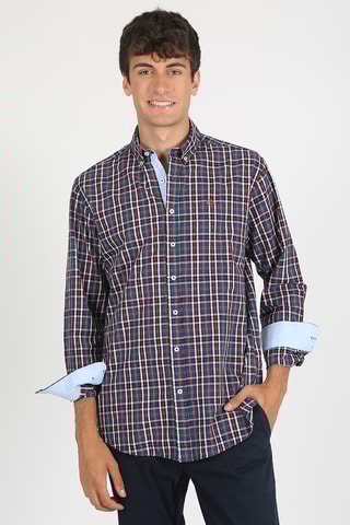 Chemise regular - Rouge