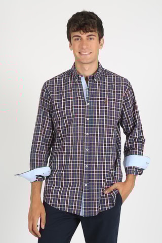 Chemise regular - Rouge