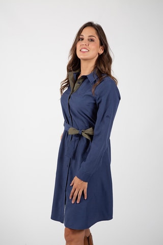 Robe chemise - Bleu