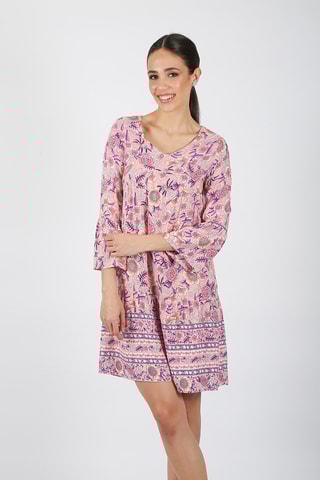 Robe taille basse - Rose