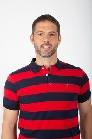 Polo - Rouge et bleu