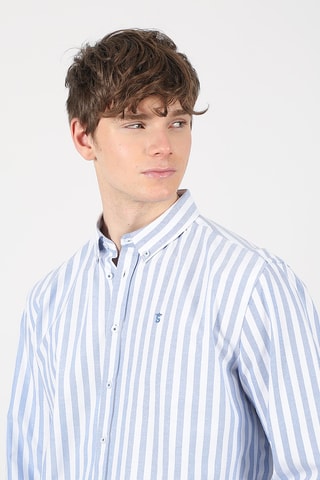 Chemise regular - Bleu
