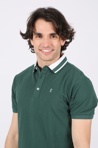 Polo regular - Vert