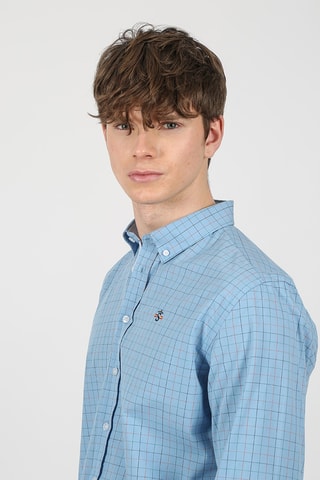 Chemise regular - Bleu