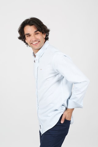 Chemise regular - Bleu