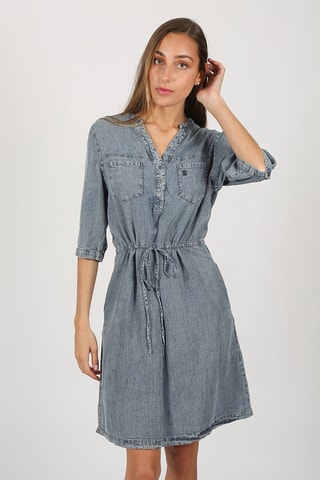 Robe chemise - Bleu