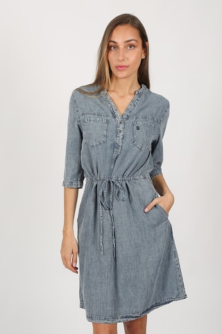 Robe chemise - Bleu