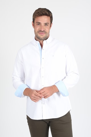 Chemise regular - Blanc