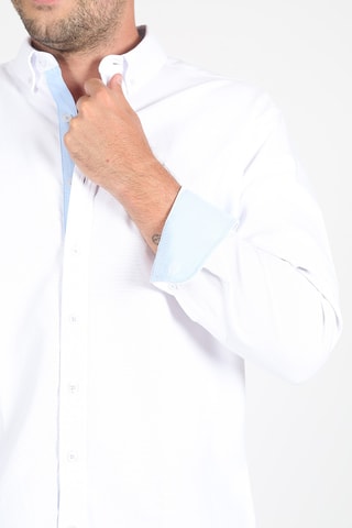 Chemise regular - Blanc