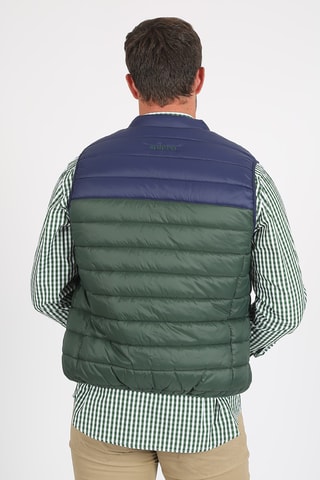 Doudoune regular sans manches - Vert