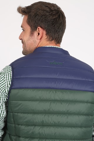 Doudoune regular sans manches - Vert