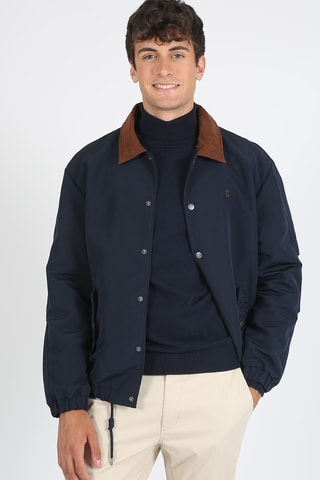 Veste regular - Bleu marine