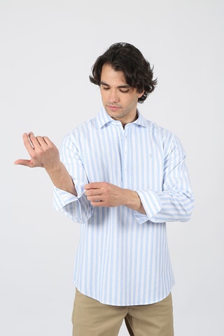 Chemise regular - Bleu