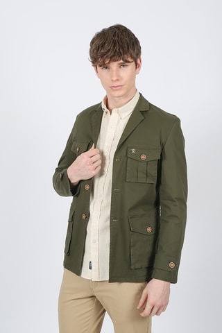 Veste regular - Vert