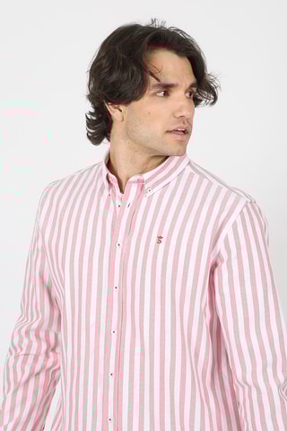 Chemise regular - Rouge