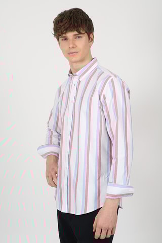 Chemise regular - Rouge