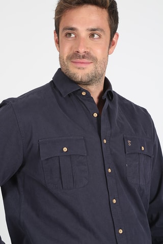Chemise regular - Bleu marine