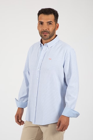 Chemise regular - Bleu